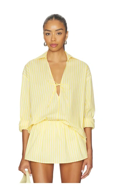 Solid & Striped The Livia Tunic In Brown