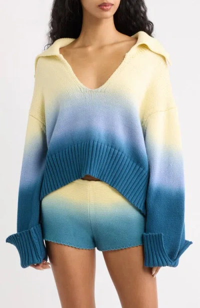Solid & Striped The Lola Ombre Sweater In Multi