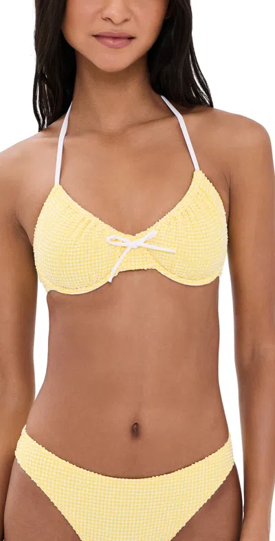 Solid & Striped The Lolita Bikini Top Citrina