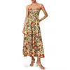 Solid & Striped The Lolita Floral Print Halter Maxi Dress In Multi
