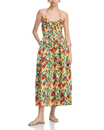 Solid & Striped The Lolita Smocked Corset Dress In Multi