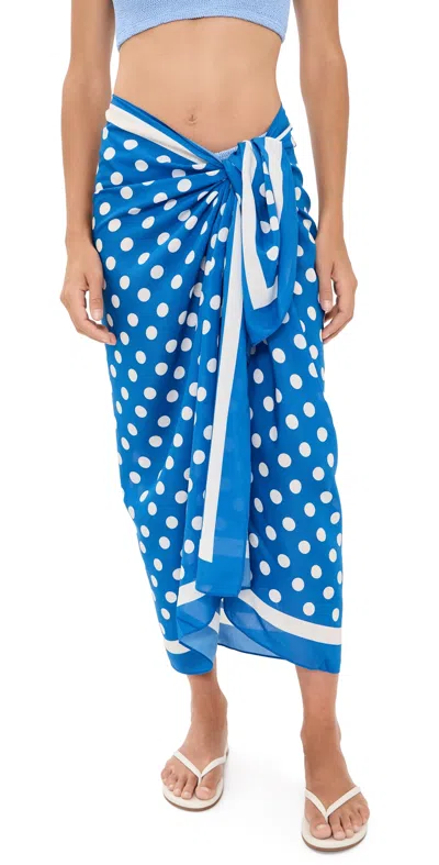 Solid & Striped The Long Pareo Olympian Blue