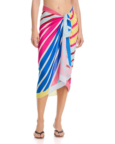 Solid & Striped The Long Pareo Swim Cover-up In Pink