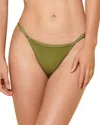 Solid & Striped Lulu Bikini Bottom In Olive In Green