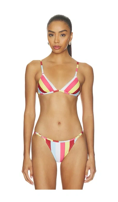 Solid & Striped The Lulu Bikini Top In Multi