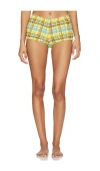 Solid & Striped The Mimi Shorts Multi Plaid In Multi