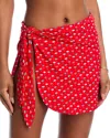 Solid & Striped The Mini Wrap Pareo In Red