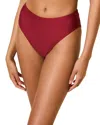 Solid & Striped The Miranda Bikini Bottom In Red