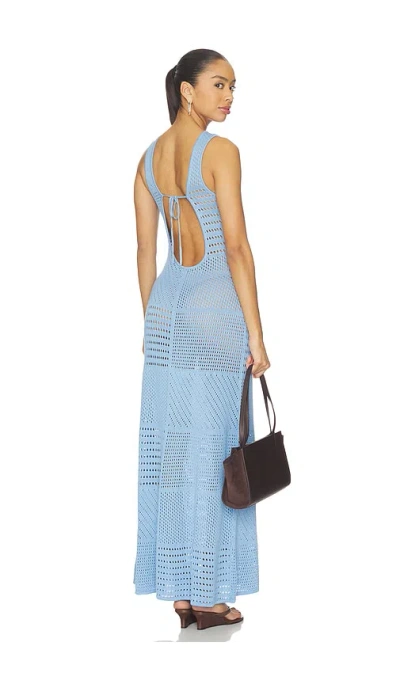 Solid & Striped The Morenzo Dress In Blue