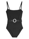 Solid & Striped The Nina Belted Swimsuit In Multi