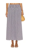 Solid & Striped The Noreen Skirt In Gray