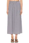 Solid & Striped The Noreen Skirt In Gray