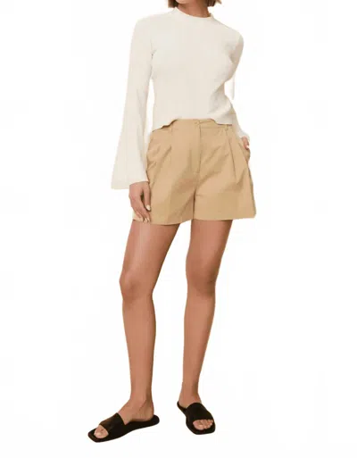 Solid & Striped The Oceane Short In Khaki In Neutral