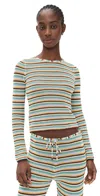 Solid & Striped The Olandria Top Multicolor Stripe In Multi