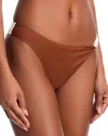 Solid & Striped The Perrie Bikini Bottom In Brown