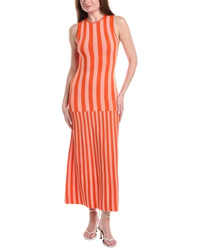 Solid & Striped The Petra Maxi Dress In Orange