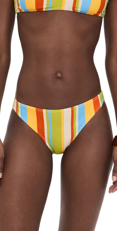 Solid & Striped The Rachel Bikini Bottoms St. Barths Stripe In Multi