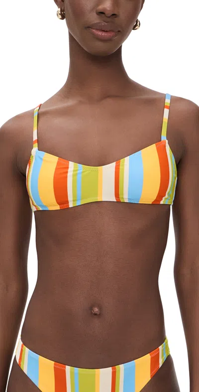 Solid & Striped The Rachel Top St. Barths Stripe In Multi