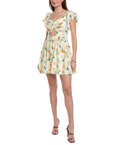 SOLID & STRIPED SOLID & STRIPED THE RENATA LINEN-BLEND MINI DRESS