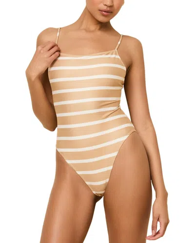 Solid & Striped The Renna One-piece In Brown