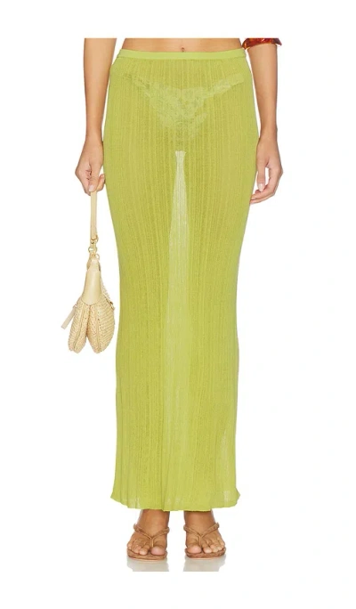 Solid & Striped The Rianne Skirt In Green