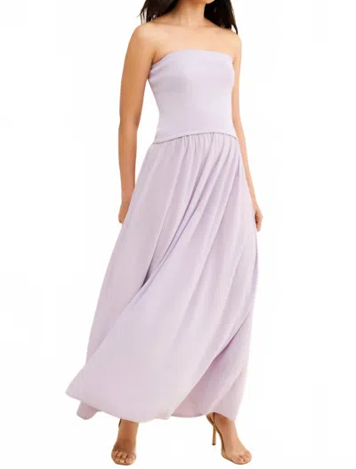 Solid & Striped The Sasha Dress In Lilac In Blue