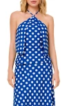 Solid & Striped The Selma Dot Halter Top In Multi