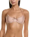 Solid & Striped Sydney Bikini Top In Neutral