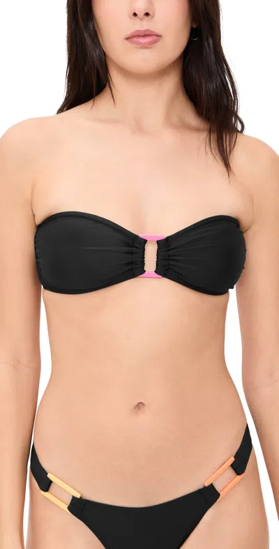Solid & Striped The Tati Bikini Top Noir In Black