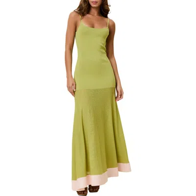 Solid & Striped The Tess Sleeveless Maxi Dress In Green