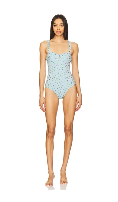 Solid & Striped The Verona One Piece In Blue