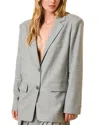 Solid & Striped The Warren Wool-blend Blazer In Gray
