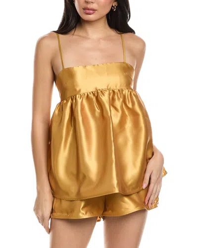 Solid & Striped The Yarden Top In Gold