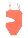Solid & Striped The Cameron One-piece In Orange