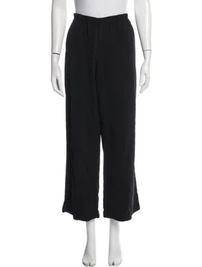 Pre-owned Solid & Striped Wide Leg Pants In Blue