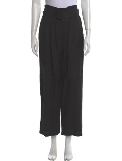 Pre-owned Solid & Striped Wide Leg Pants In Gray