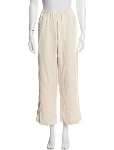 Pre-owned Solid & Striped Wide Leg Pants In Pink