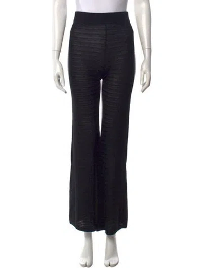 Pre-owned Solid & Striped Wide Leg Pants W/ Tags In Black