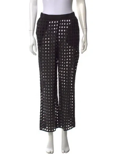 Pre-owned Solid & Striped Wide Leg Pants W/ Tags In Black