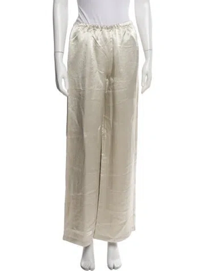 Pre-owned Solid & Striped Wide Leg Pants W/ Tags In Gray