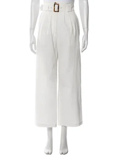 Pre-owned Solid & Striped Wide Leg Pants W/ Tags In Neutral