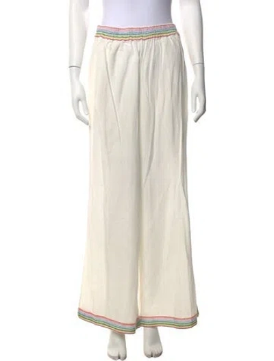 Pre-owned Solid & Striped Wide Leg Pants W/ Tags In Neutrals