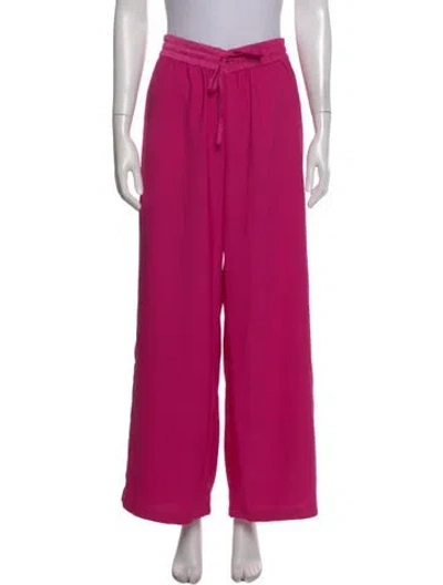 Pre-owned Solid & Striped Wide Leg Pants W/ Tags In Pink