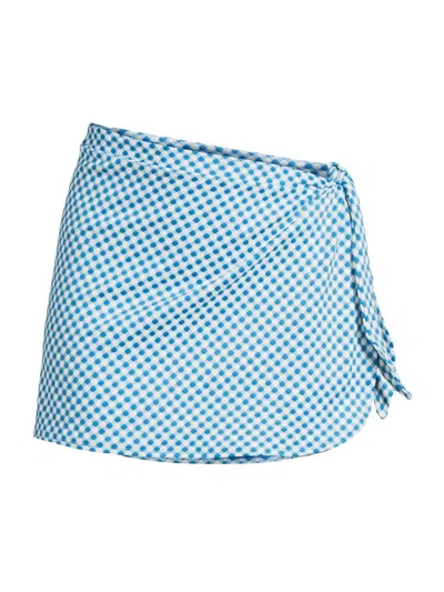Solid & Striped Women's Gingham Terry Wrap Pareo