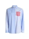 Solid & Striped The Avril Button Down Shirt In Blue