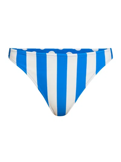 Solid & Striped Women's The Daniela Reversible Bikini Bottom In Blue