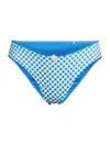 Solid & Striped Daphne Rickrack Trim Bikini Bottoms In Blue