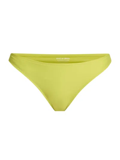 Solid & Striped Women's The Tati Bikini Bottom In Green