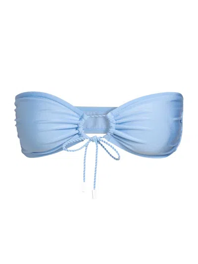 Solid & Striped Women's The Tati Tie Bikini Top In Blue