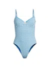 Solid & Striped The Taylor Underwire One-piece Swimsuit In Blue